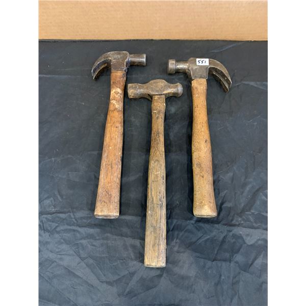 Lot of 3 Hammers