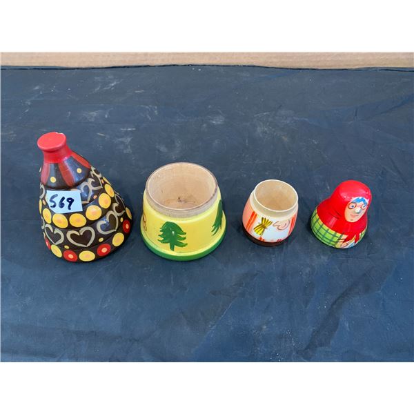 Nesting Doll Set Toy 4pcs