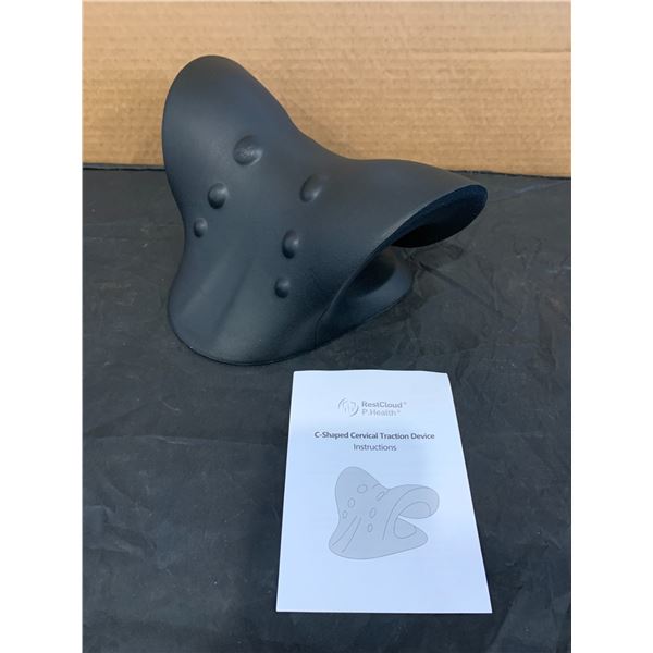 Rest Cloud Health C-Shaped Cervical Traction Device Neck Stretcher
