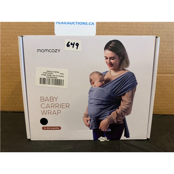 Momcozy Baby Carrier Wrap 0-24 Months Black Colour