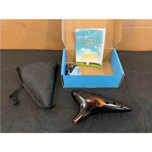 Ocarina 12 Hole Ocarina Fingering Chart Musical Instruments