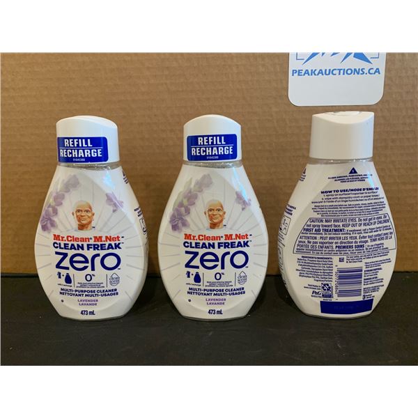 Lot of 3 Mr. Clean - Clean Freak Zero Refills