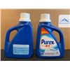 Image 1 : Lot of 2 Purex 4 in 1 Free & Clear Laundry Detergent 50 Loads x 2