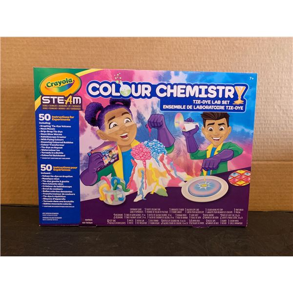 Crayola Steam Colour Chemistry Tie-Dye Lab Set - 50 Experiments