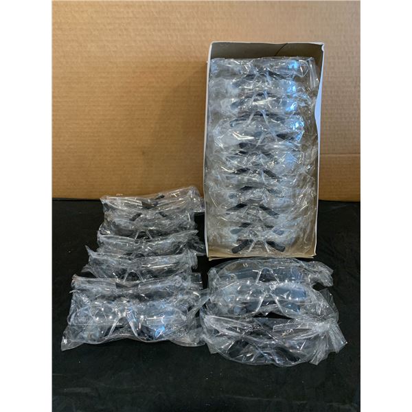 30 Pairs of Saftey Glasses Clear