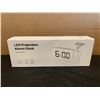 Image 1 : LED Projection Alarm Clock Curved Design Model HM472A