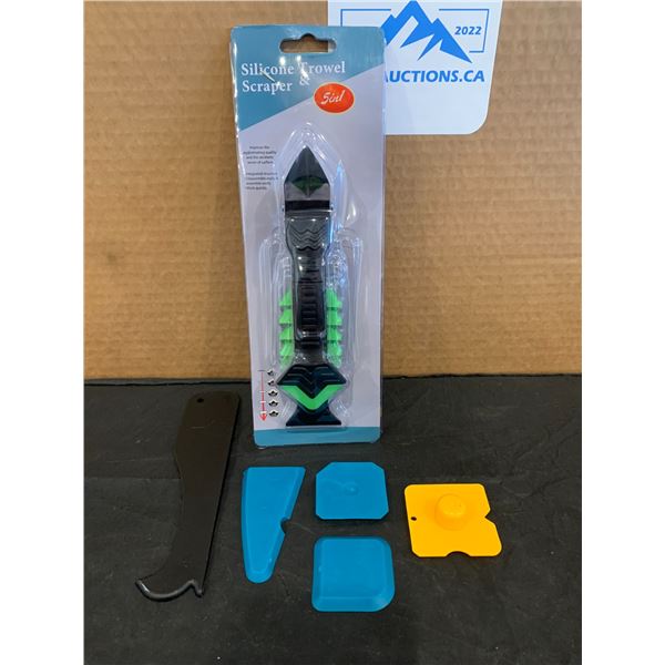 Silicone Trowel & Scrapper 5 in 1 Set