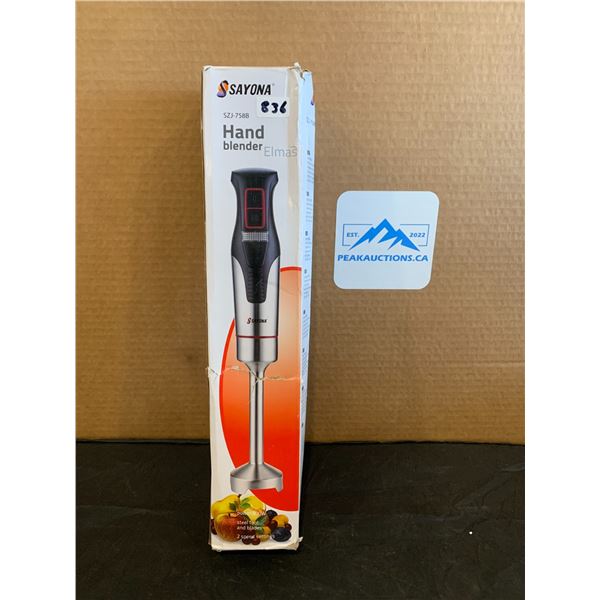 Sayona Szj-758B Hand Blender Elmas
