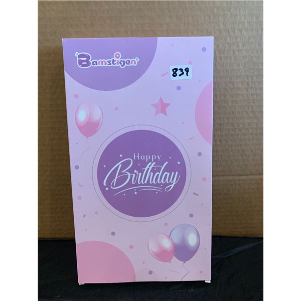 Bamstigen Black & Gold  Birthday Decorations Kit