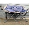 Image 3 : 2 Seater Camping Chair Blue