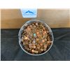 Image 3 : 38+ LBS Unsorted Non-Ferrous Pennies (Mostly Canadian - Some US)