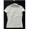 Image 2 : COMPETITION POLO, SQUARE PERFORATED ZIP S/S, SIZE M, WHITE