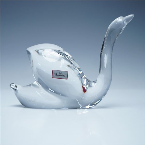 Baccarat Crystal Swan Figurine