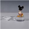 Image 2 : Arribas Brothers Swarovski Mickey Mouse Figurine with Plaque and Base