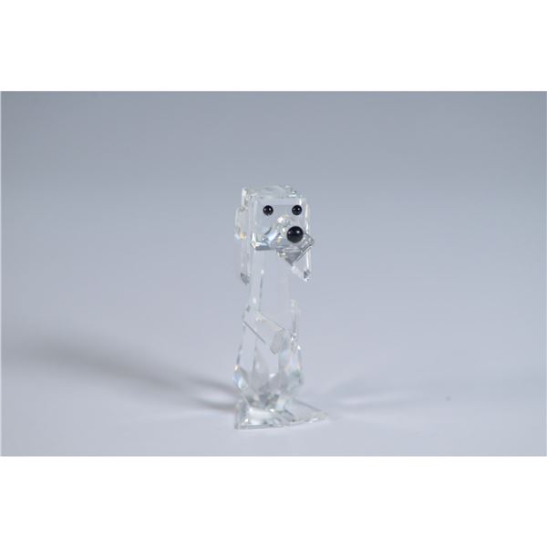 Swarovski Crystal Tall Dog Figurine, Pluto