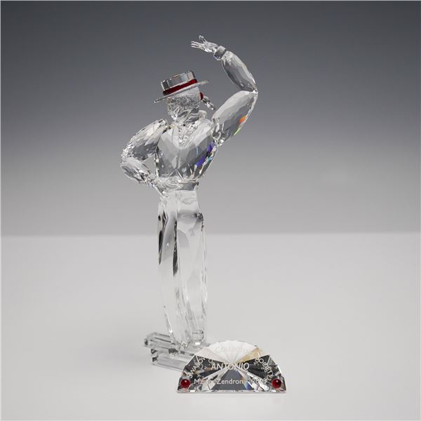 Swarovski 2003 Antonio Crystal Figurine + Plaque