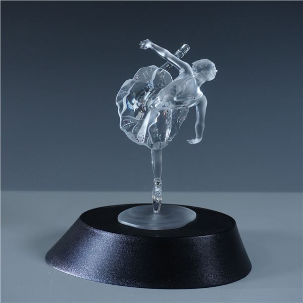 2pc Swarovski Crystal Figurine, Ballerina + Display Base