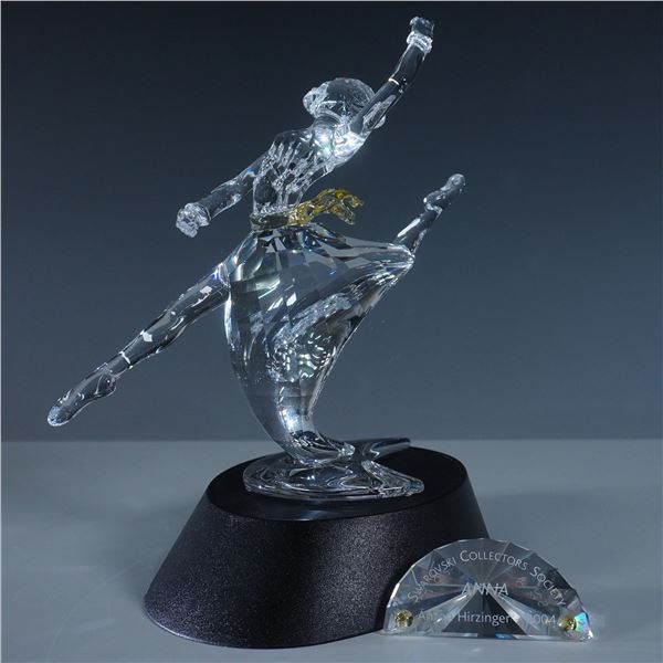 3pc Swarovski Magic of Dance Anna 2004 AE, Plaque + Base