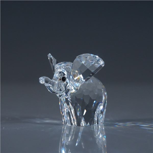 Swarovski Silver Crystal Small Elephant Figurine