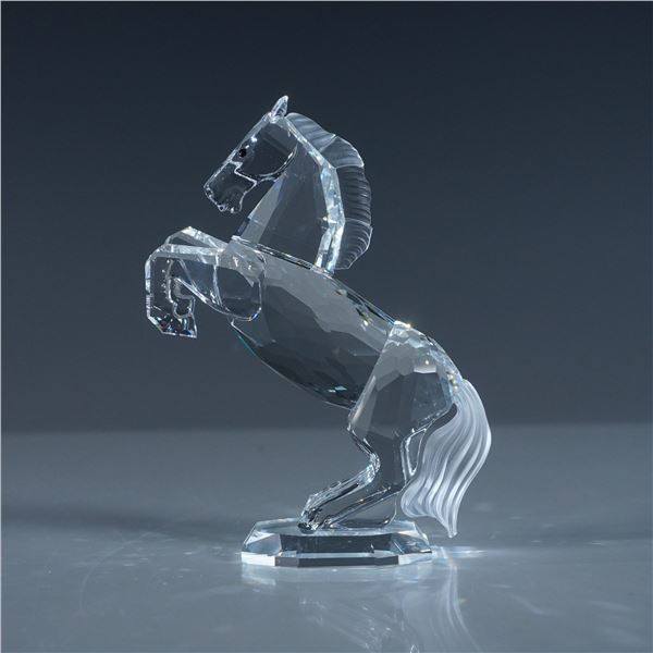 Swarovski Crystal Figurine, White Stallion