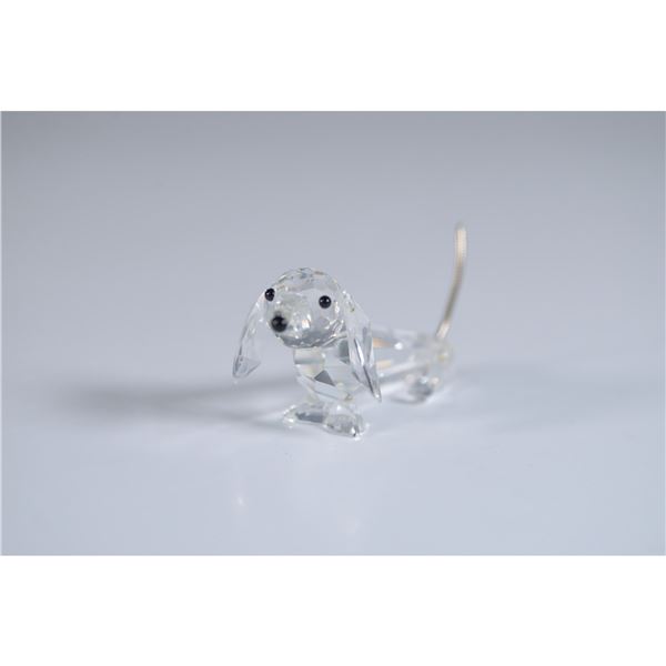 Swarovski Crystal Figurine, Dachshund