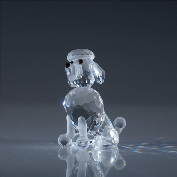 Swarovski Silver Crystal Poodle Figurine