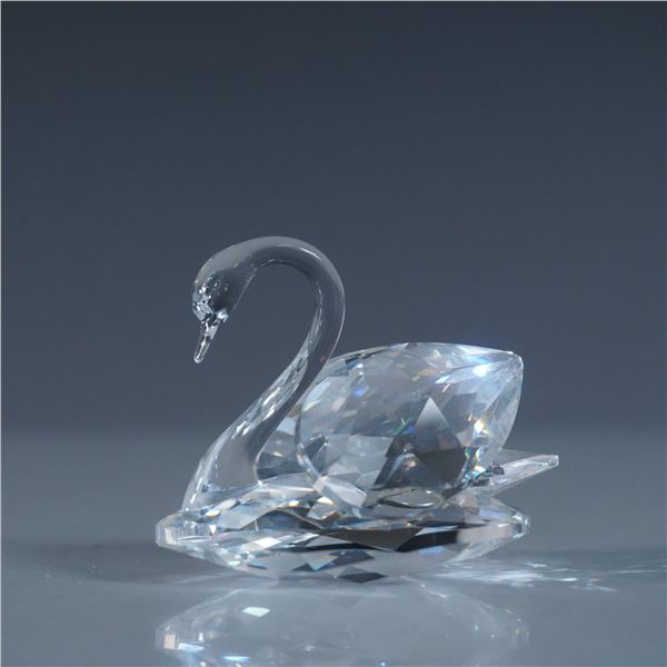 Swarovski Silver Crystal Figurine, Swan w/Original Box
