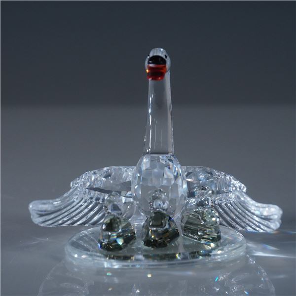 Swarovski Crystal Figurine, Swan Family