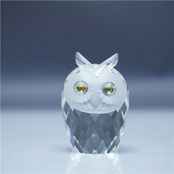 Swarovski Crystal Figurine, Small Owl Woodland Friends