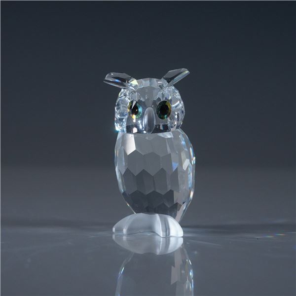 Swarovski Silver Crystal Night Owl Figurine