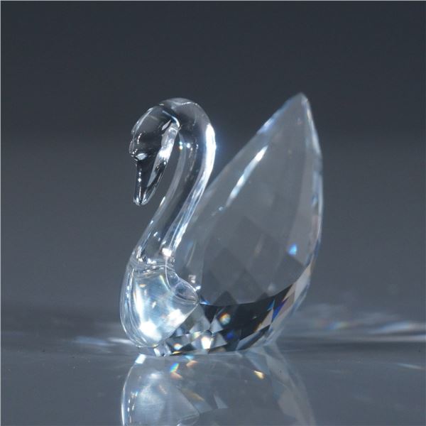 Swarovski Silver Crystal 100-Year Anniversary Swan Figurine