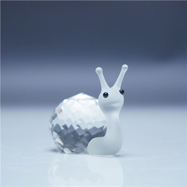 Swarovski Crystal Figurine, Snail