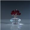 Image 1 : Swarovski Crystal Figurine, Vase of Roses