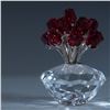 Image 2 : Swarovski Crystal Figurine, Vase of Roses