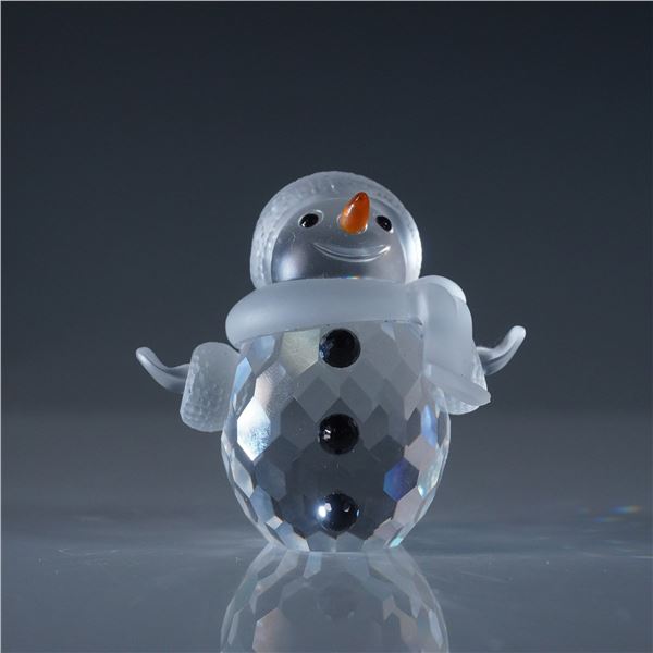 Swarovski Silver Crystal Snowman Figurine