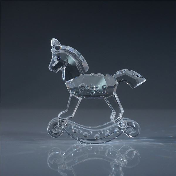 Swarovski Crystal Figurine, Rocking Horse