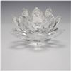 Image 1 : Swarovski Crystal Candleholder, Waterlily Large