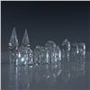 Image 3 : 4PC Swarovski Silver Crystal Memories Miniature Building Set