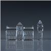 Image 5 : 4PC Swarovski Silver Crystal Memories Miniature Building Set