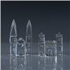 Image 6 : 4PC Swarovski Silver Crystal Memories Miniature Building Set