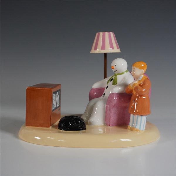 Coalport The Snowman "A Cold Night In" Figurine