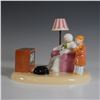 Image 1 : Coalport The Snowman "A Cold Night In" Figurine