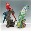 Image 2 : 2pc Stangl and Ceramic Parrot Figurines, Macaw and Cockatoo