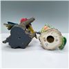 Image 3 : 2pc Stangl and Ceramic Parrot Figurines, Macaw and Cockatoo