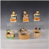 Image 2 : 6pc Occupied Japan Hand-Painted Porcelain Figural Holders