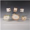 Image 3 : 6pc Occupied Japan Hand-Painted Porcelain Figural Holders