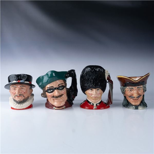 4pc Large Royal Doulton Character Jugs