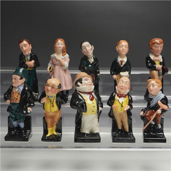 10pc Royal Doulton Character Figurines, Dickens Series