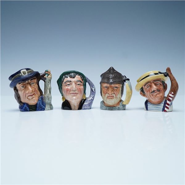 Royal Doulton Miniature Character Jugs, Set of Four