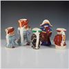 Image 2 : 5pc Occupied Japan Character Toby Jugs
